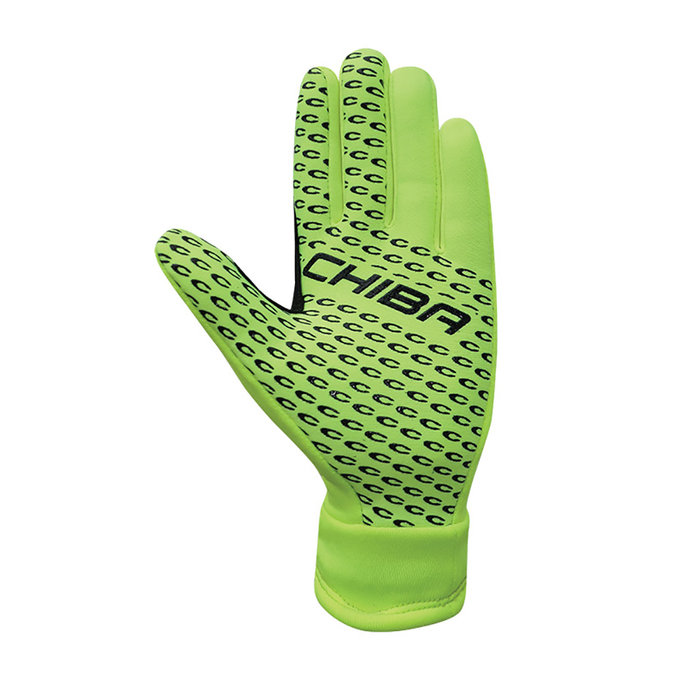 Téli kerékpáros kesztyű gyerekeknek Kids Polartec Reflex Neonsárga