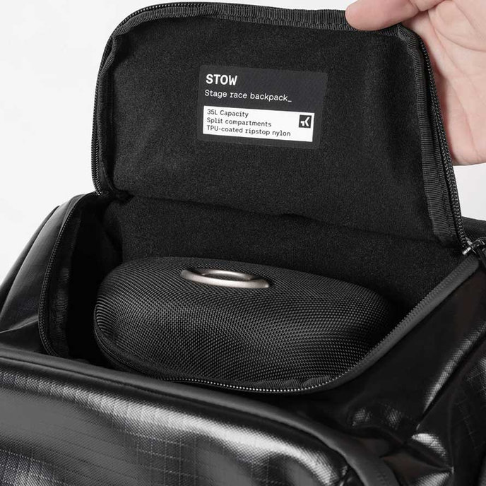 Kerékpáros hátizsák Stow True Black