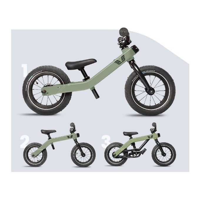 3 az 1-ben futóbicikli 1-5 éves gyermekek számára