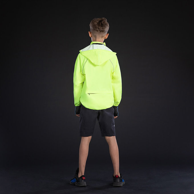 Gyerek esőkabát neonsárga