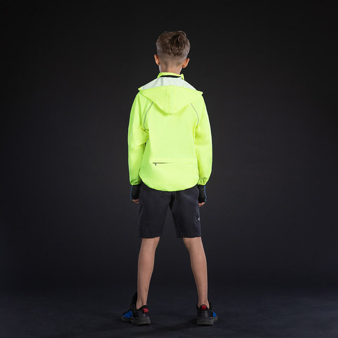 Gyerek esőkabát neonsárga