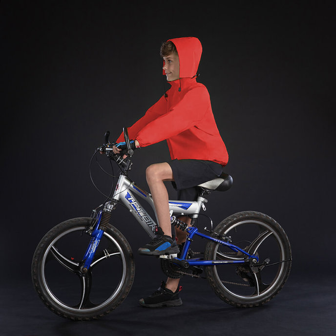 Gyermek esőkabát piros