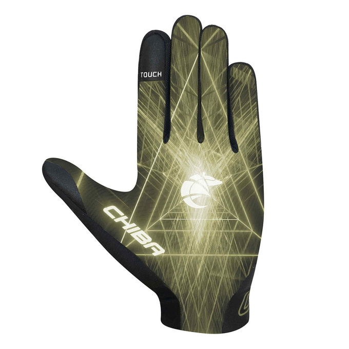 Kerékpáros kesztyű gyermekeknek Trinity Youth fekete-zöld