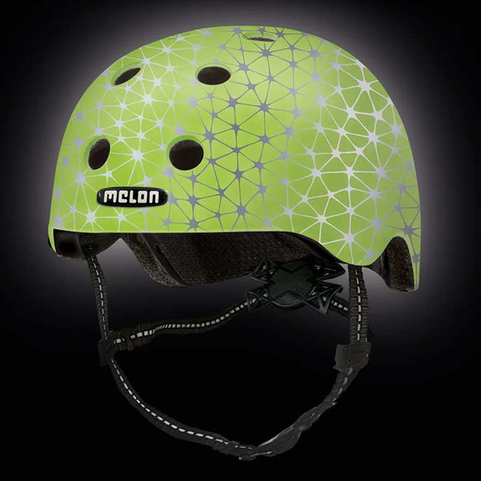 Fényvisszaverő sisak Toddler Magic Green