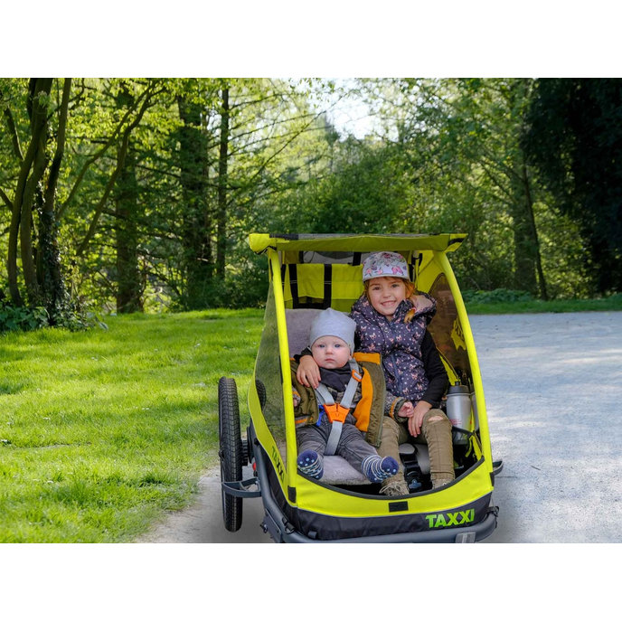 TaXXi Elite 2 Kerékpárkocsi sárga