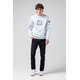GOBIK pulóver HOVER UNISEX PEARL BLUE