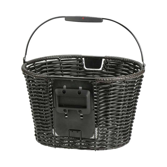 STRUCTURA OVAL fonott kormánykosár barna