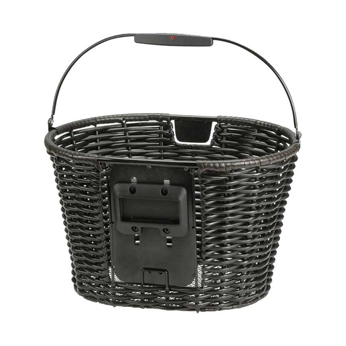 STRUCTURA OVAL fonott kormánykosár barna