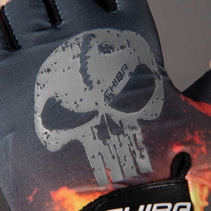 Kerékpáros kesztyű gyermekeknek Cool Kids Skull