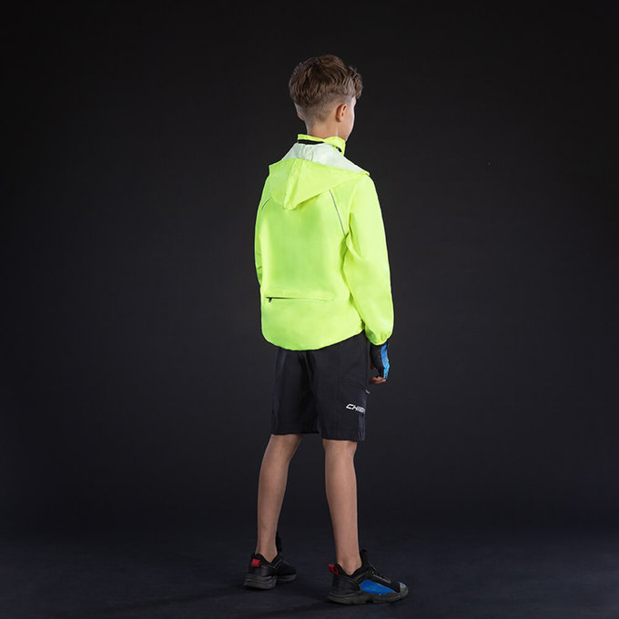 Gyerek esőkabát neonsárga