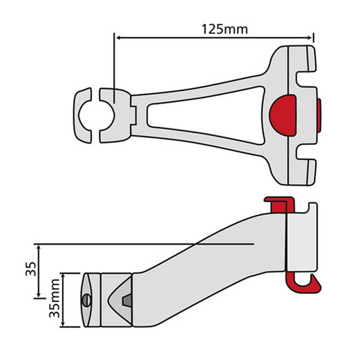 Adapter a szárhoz Ø 22,2 - 25,4 mm
