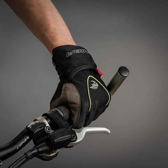 Kerékpáros kesztyű felnőtteknek Pro Summer fekete