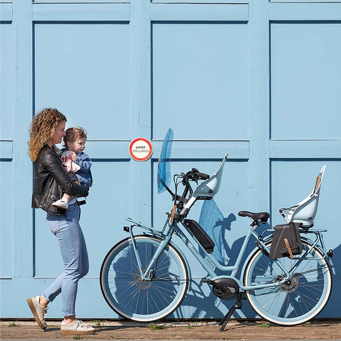 Első kerékpárülés adapterrel