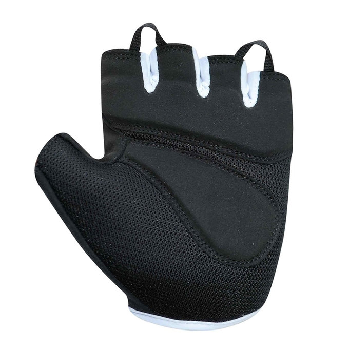 Női kerékpáros kesztyű Lady Gel fekete/fehér