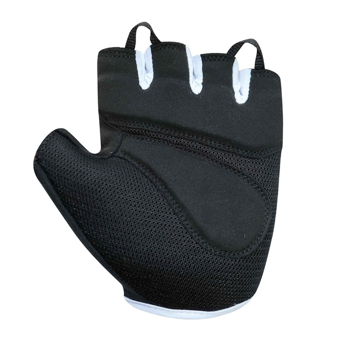 Női kerékpáros kesztyű Lady Gel fekete/fehér