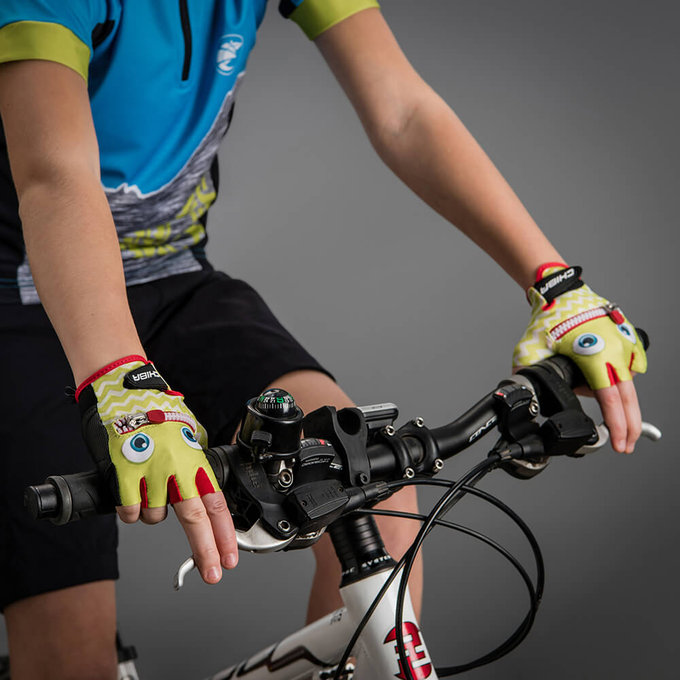 Kerékpáros kesztyű gyermekeknek Cool Kids Face