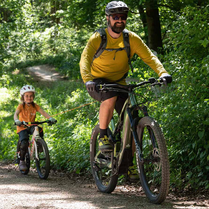 Önbehúzó kötél kerékpárvontatáshoz