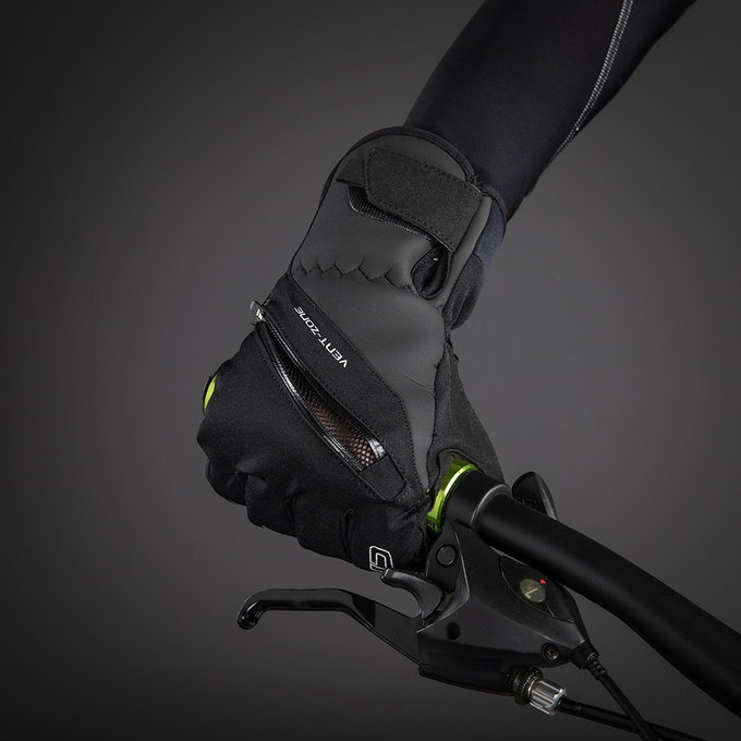 Téli kerékpáros kesztyű felnőtteknek City Liner fekete