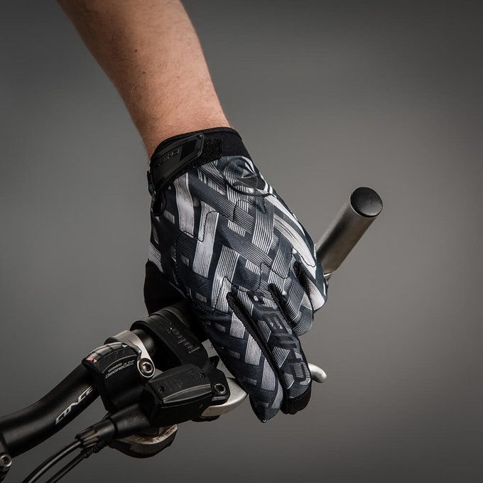 Kerékpáros kesztyű felnőtteknek Elements grey
