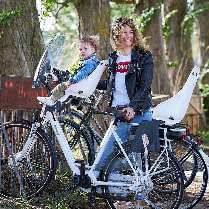 Hátsó kerékpárülés adapterrel és váztartó SZETT