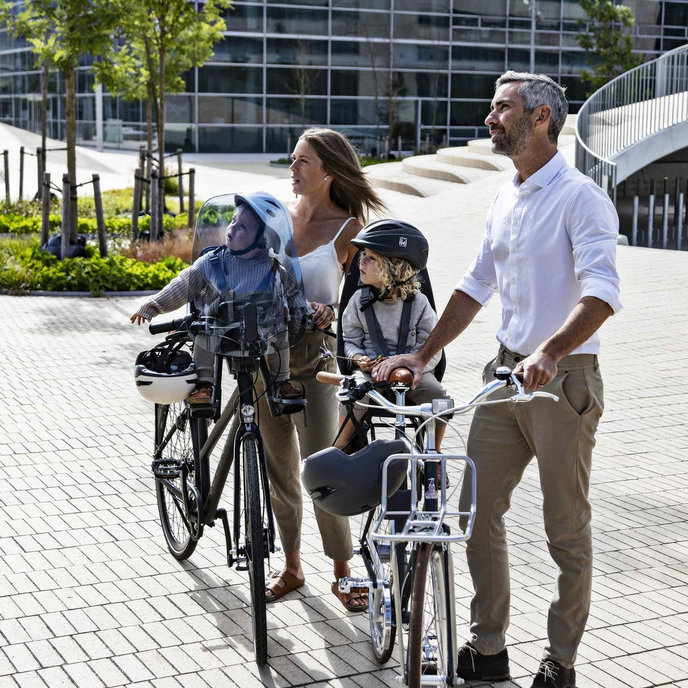 Első kerékpárülés adapterrel