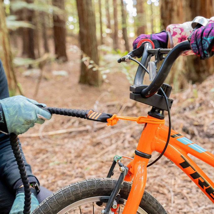 Kerékpár vontatókötél narancssárga