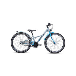 Gyermek kerékpár XXlite ötvözet 3s szürke/kék (120 cm-től)