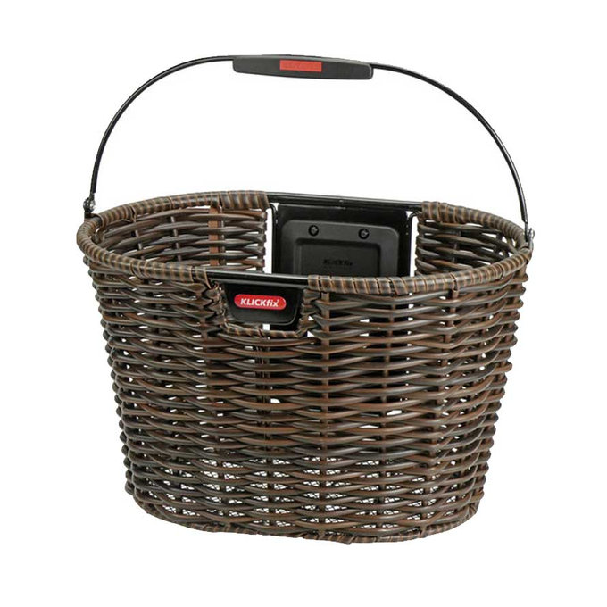 STRUCTURA OVAL fonott kormánykosár barna