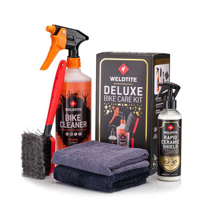 Deluxe kerékpárápoló készlet