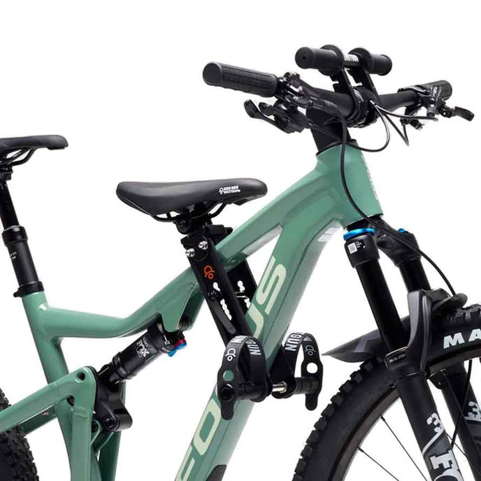 MTB vázra szerelhető kerékpár gyerekülés és kormány 